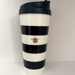 Kate Spade Blue Striped Tumbler